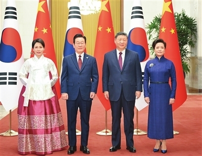 习近平同韩国总统李在明举行会谈